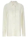 Jil Sander Linen Shirt With Chest Pockets And Long Sleeves