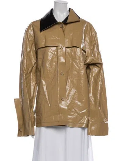 Pre-owned Jil Sander Linen Utility Jacket In Neutral