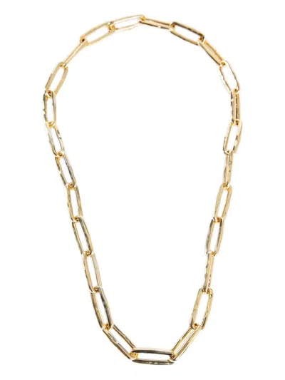 Jil Sander Link Chain Necklace In Gold