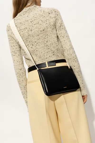 Jil Sander ‘link' Shoulder Bag In Black