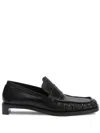 Jil Sander Loafer Aus Leder In Schwarz