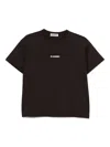 Jil Sander+ Logo-appliqué T-shirt In Brown