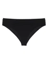 Jil Sander Bikini Bottoms In Black