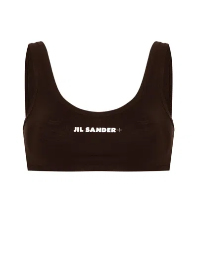 JIL SANDER JIL SANDER LOGO BIKINI TOP