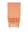Jil Sander Logo Blanket In Pink