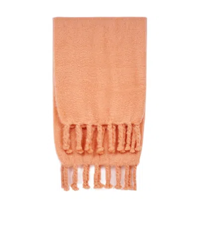 Jil Sander Logo Blanket In Pink