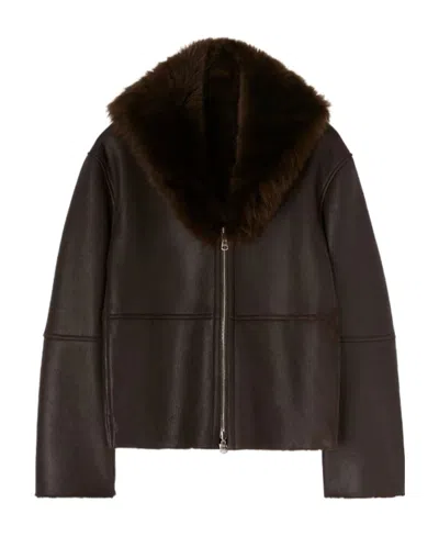 Jil Sander Logo Casual Jacket In Black