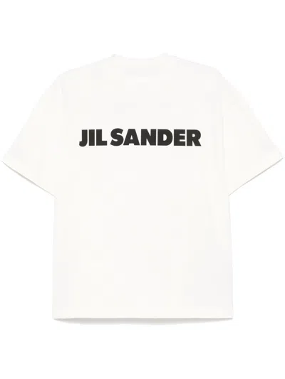 JIL SANDER JIL SANDER LOGO COTTON T-SHIRT