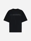 Jil Sander Cotton Jersey T-shirt With Logo In Black