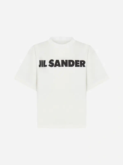 JIL SANDER LOGO COTTON T-SHIRT