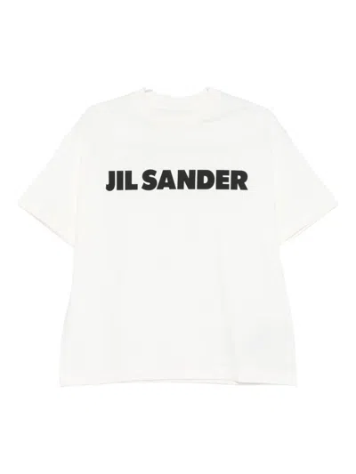 JIL SANDER JIL SANDER LOGO COTTON T-SHIRT
