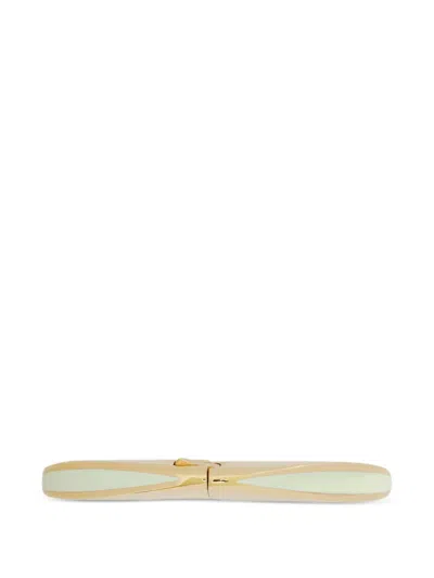 Jil Sander Logo-detail Bracelet In Gold