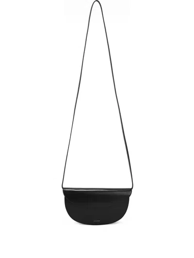 Jil Sander Logo-detail Cross Body Bag In Black