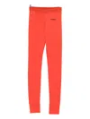 Jil Sander Logo-detail Elastic-waist Trousers In Orange