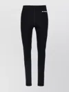 Jil Sander Black Leggings With Printed Waistband
