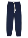 Jil Sander Cotton Joggers With Back Pocket And Elastic Waistband In Blue