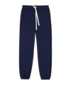 Jil Sander Cotton Joggers With Back Pocket And Elastic Waistband In Blue
