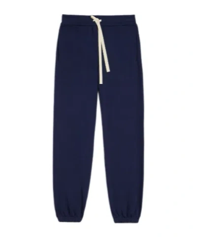 JIL SANDER LOGO-DETAIL TRACK PANTS