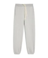 Jil Sander Drawstring-waist Cotton Track Pants In Gray