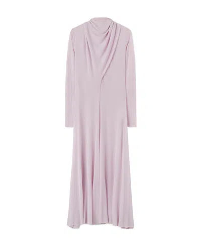 Jil Sander Logo Dress In Pink