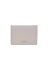 Jil Sander Logo Embossed Cardholder In Gray