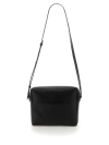 Jil Sander Logo-embossed Crossbody Bag In Black