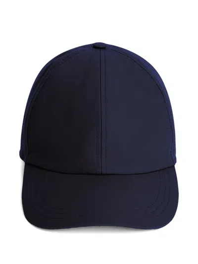 Jil Sander Logo-embroidered Beaseball Cap In Blue