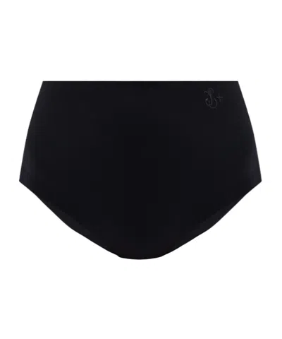 JIL SANDER LOGO-EMBROIDERED BIKINI BOTTOM