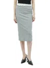 Jil Sander Logo-embroidered Layered Midi Skirt