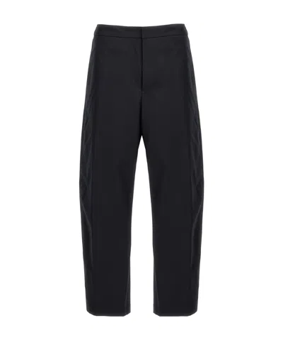 JIL SANDER JIL SANDER LOGO EMBROIDERED PANTS