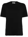 JIL SANDER LOGO-EMBROIDERED T-SHIRT