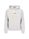 Jil Sander Hoodie With Logo Print In Gray
