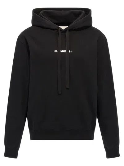 JIL SANDER JIL SANDER LOGO HOODIE