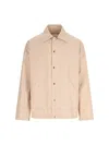 Jil Sander Blouson Jacket With Unique Stampaint Design In Pink