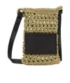 Jil Sander Logo Knotted Shoulder Bag In Black
