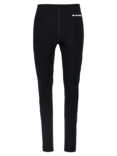 JIL SANDER JIL SANDER LOGO LEGGINGS