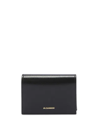 JIL SANDER LOGO-LETTERING CARD HOLDER