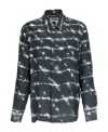 Jil Sander Logo Long Sleeve Shirt In Black
