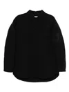 Jil Sander Logo-motif Jacket In Black
