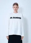 Jil Sander Logo Motif T-shirt In White