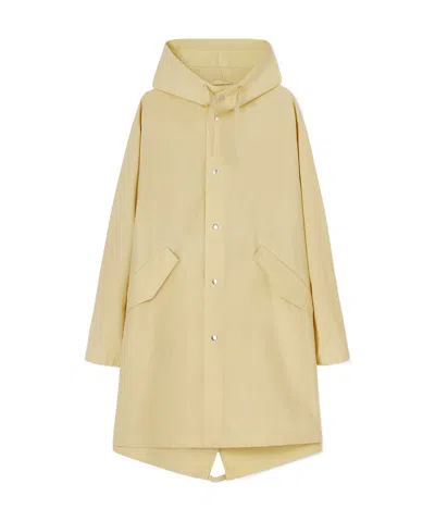Jil Sander Logo-print Hooded Parka In Nude