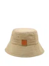 Jil Sander Logo-patch Bucket Hat In Neutral