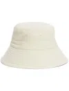 Jil Sander Organic Cotton Canvas Bucket Hat In Weiss