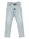 Jil Sander Logo-patch Cotton Jeans In Blue