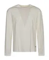 Jil Sander Logo-patch Crew-neck T-shirt In White