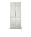 Jil Sander Padded Scarf With Design And Quilted Texture In White