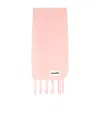 Jil Sander Scarf In Mohair And Wool In Pink
