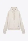 Jil Sander Ivory Sweater With Logo Patch In Ivory