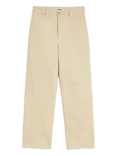 JIL SANDER LOGO-PATCH JEANS