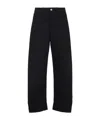 Jil Sander High Waist Wide Leg Trouser In Black
